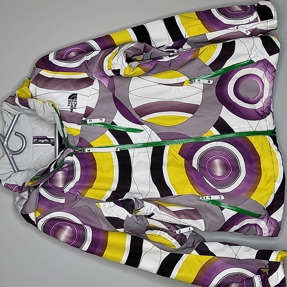 The North Face Womens size Small hyvent recco rescue reflector cryptic coat - Picture 2 of 16